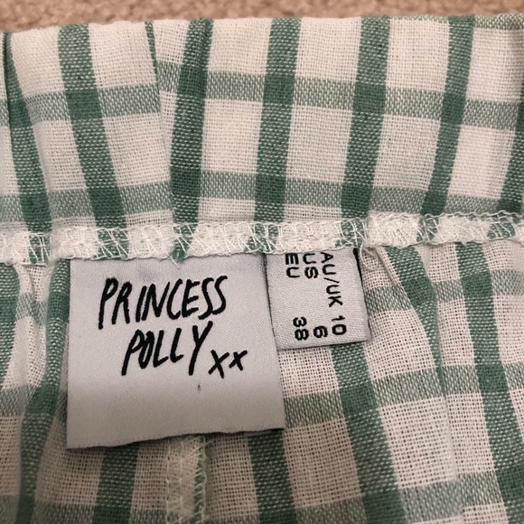 Princess Polly Berkley Pants in Green - Picture 4 of 7